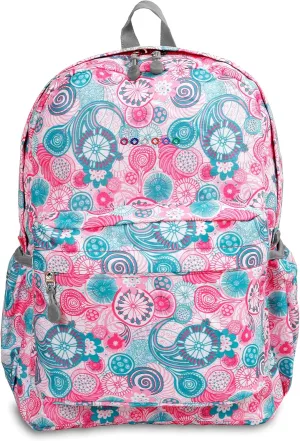 J World New York Unisex Kid's Oz School Backpack for Girls Boys. Cute Bookbag, Blue Raspberry, One Size
