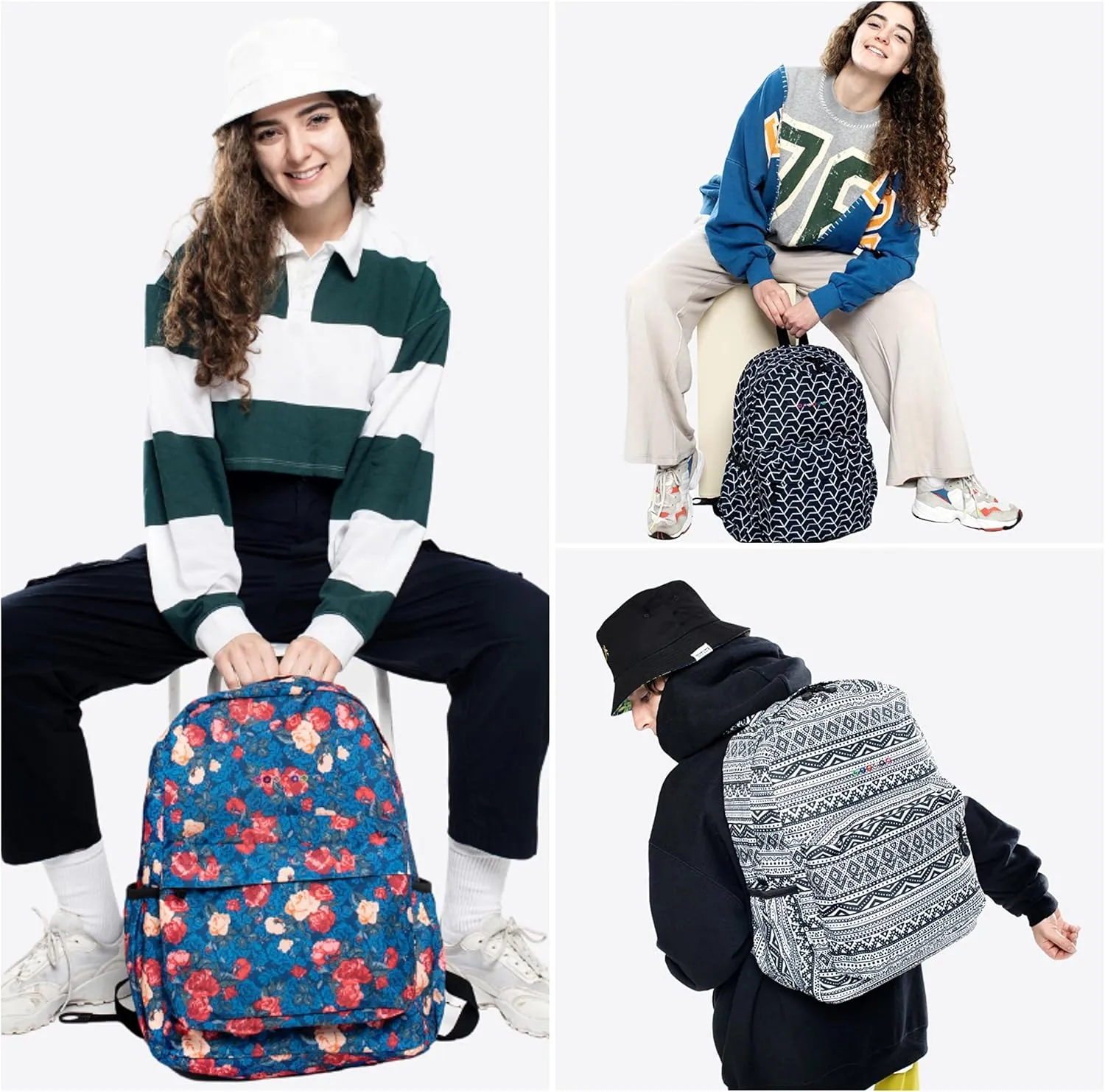 J World New York Unisex Kid's Oz School Backpack for Girls Boys. Cute Bookbag, Blue Raspberry, One Size