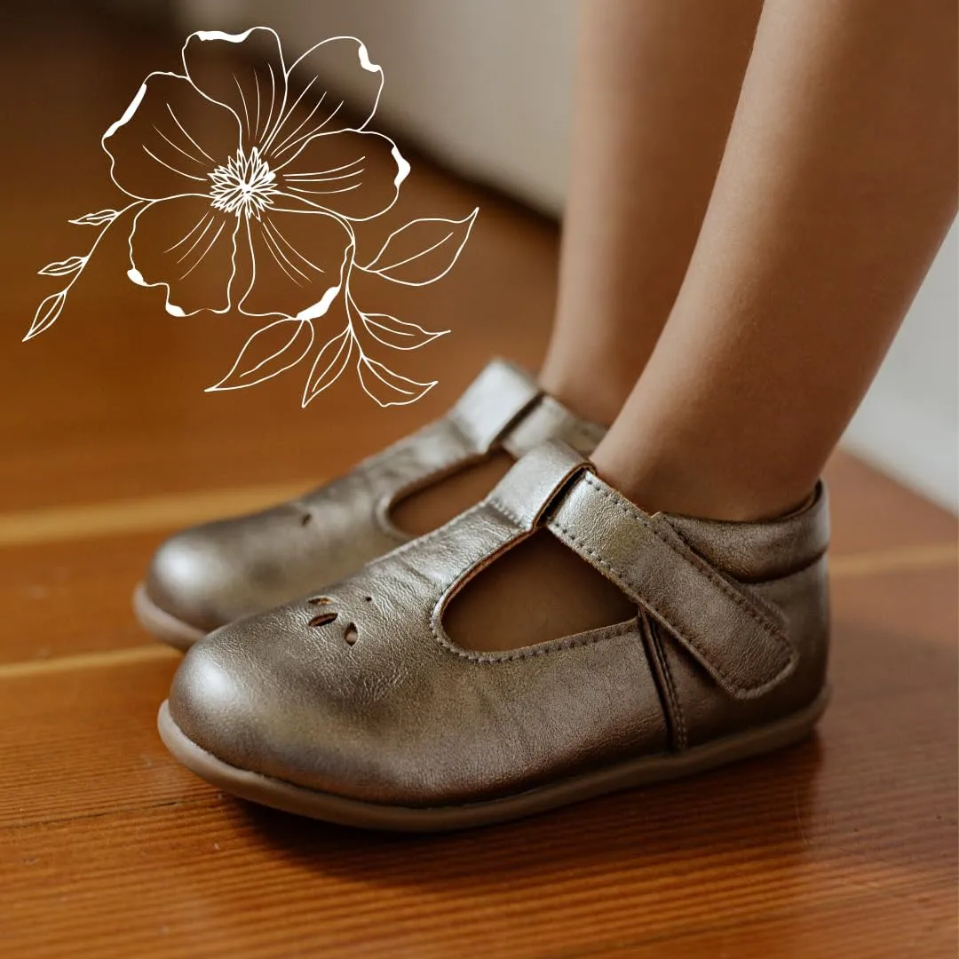 Jack & Lily Baby, Toddler & Kids Girls' Mary Jane Shoes – Soft Sole Dress Shoes for School, Party & Wedding