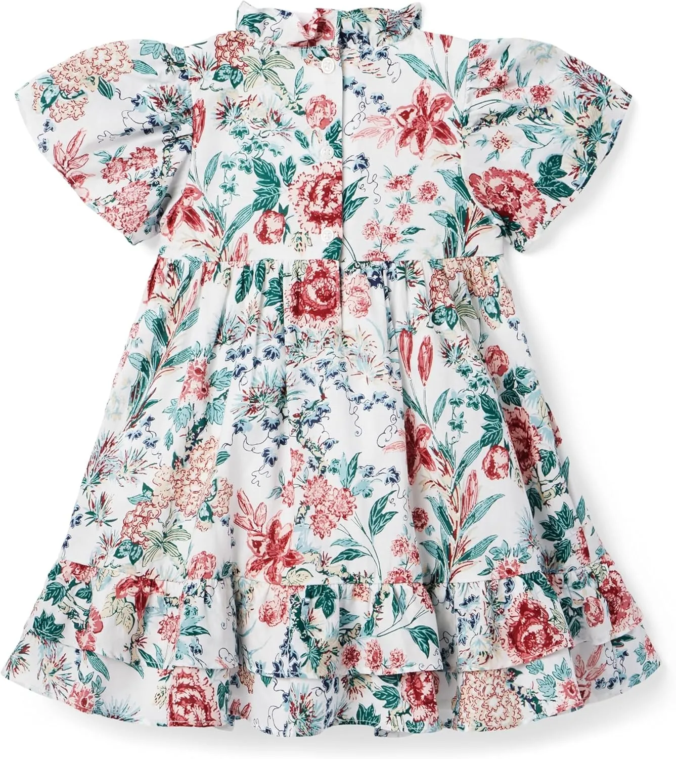 Janie and Jack Girl's Floral Dress (Toddler/Little Kids/Big Kids)
