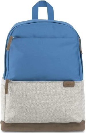JanSport Potrero Laptop Backpack - Blue Jay Mix Wavy Twill