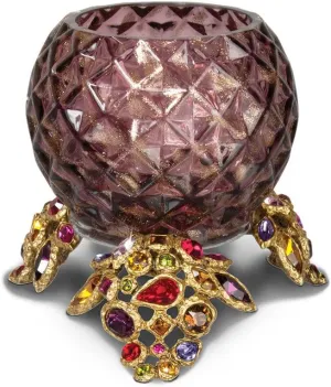 Jay Strongwater Tessa Bejeweled Tea Light