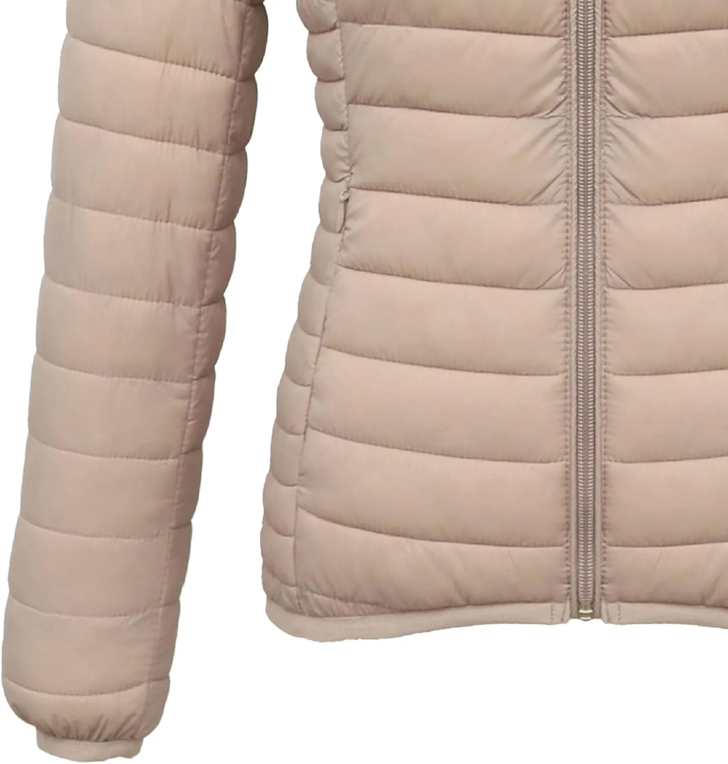 JEsilunmaMY Women's Packable Removable Hood Puffer Jacket Full-Zip Slim Short Down Jacket Insulated Quilted Warm Winter Coat