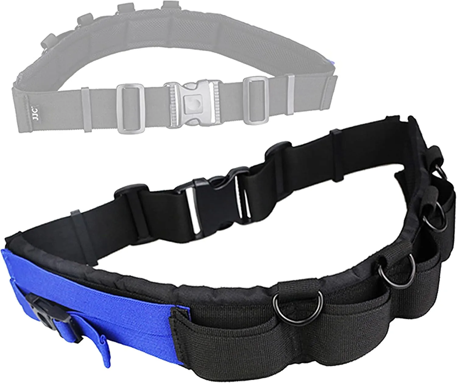 JJC GB-1 Adjustable Photography Utility Belt, Wrist Waistband, Accessory, Speed Belt for Carrying Gear Bag Case, Lens Pouch, Flash Accessories, D-Rings, Breathable 3D Mesh