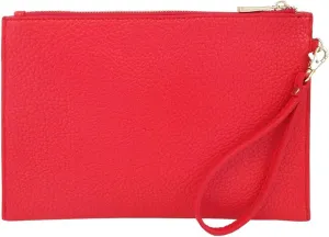 JNB Faux Leather Flat Wristlet with Card Sleeves