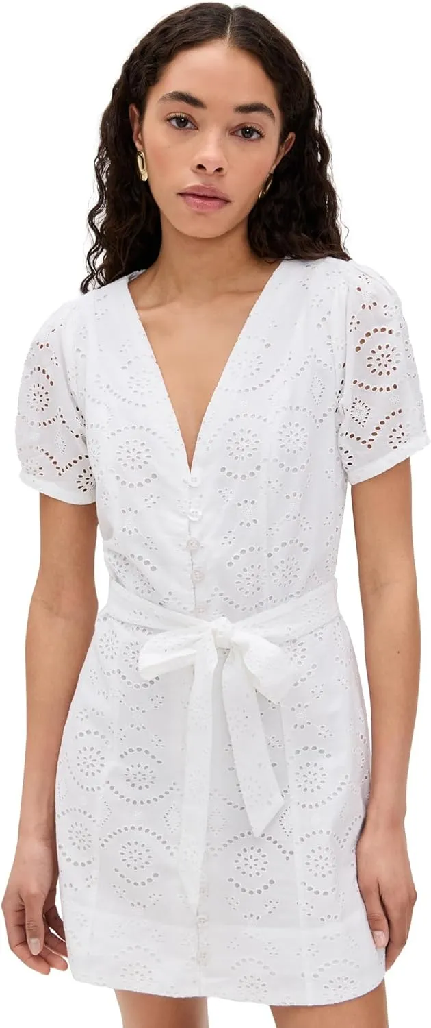 Joe's Jeans Women's The Halle Eyelet Mini Dress