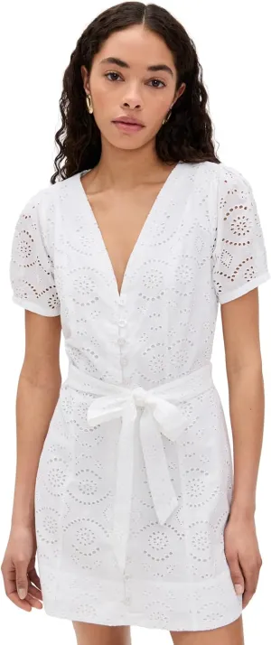 Joe's Jeans Women's The Halle Eyelet Mini Dress