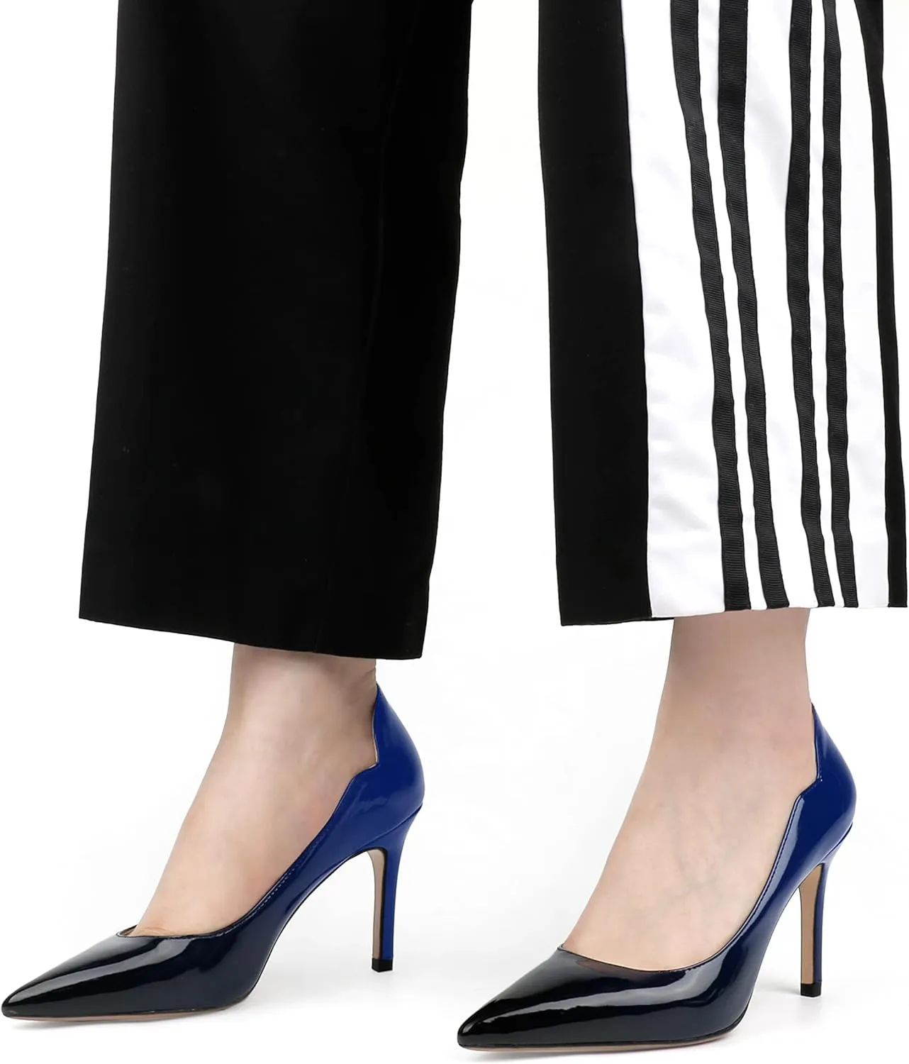 JOY IN LOVE Pumps for Women 3.5" Stiletto High Heels Pointy Toe Pumps Shoes