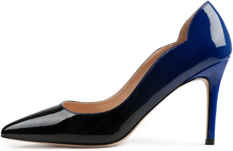 JOY IN LOVE Pumps for Women 3.5" Stiletto High Heels Pointy Toe Pumps Shoes