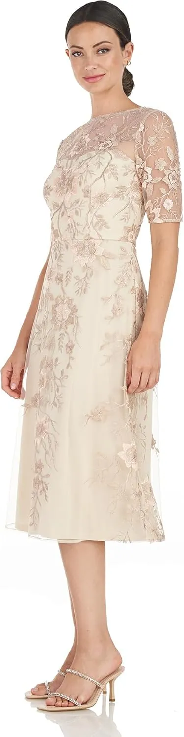 JS Collections Women's Bianca A-line Midi Dress