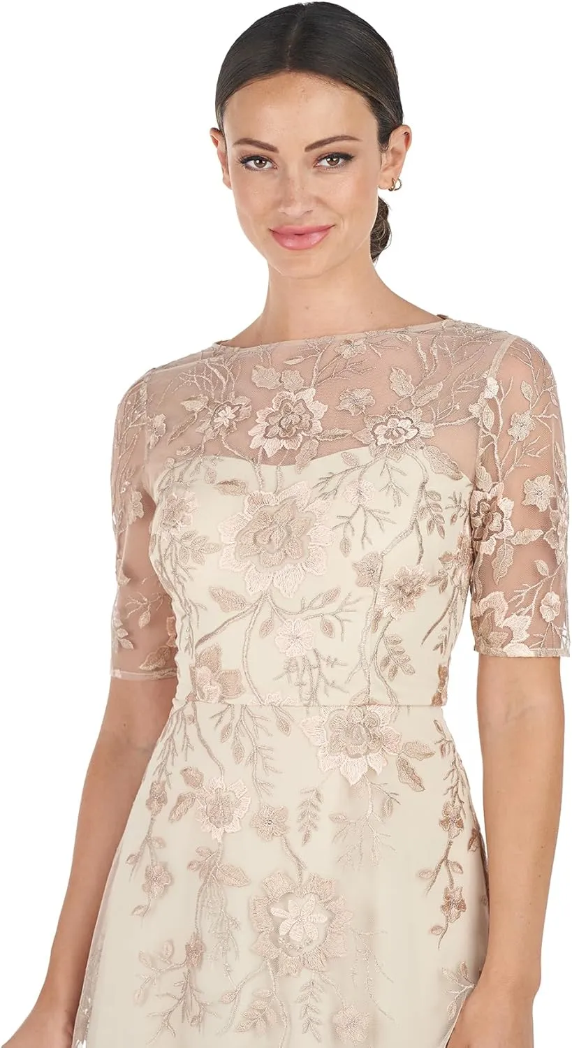 JS Collections Women's Bianca A-line Midi Dress