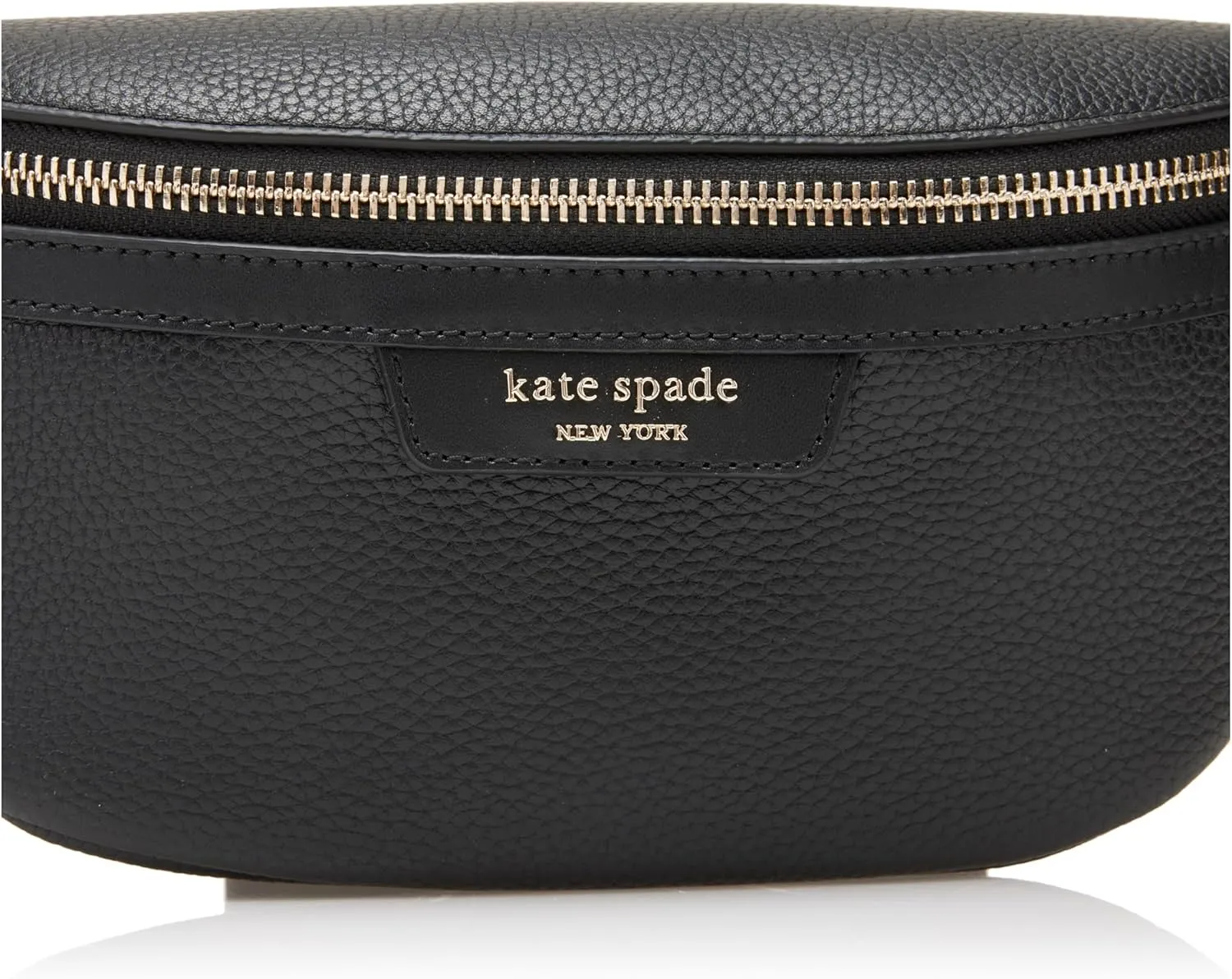 kate spade new york Hudson Pebbled Leather Belt Bag, Black