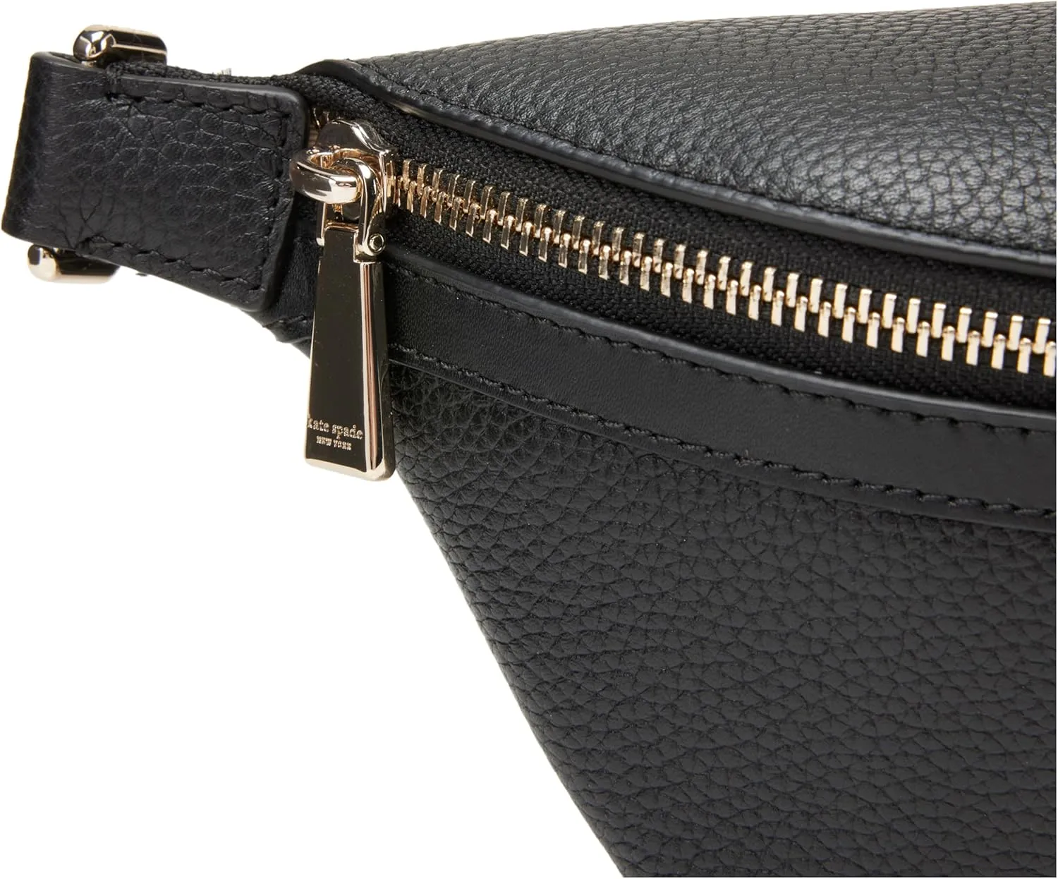 kate spade new york Hudson Pebbled Leather Belt Bag, Black