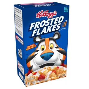 Kellogg's Frosted Flakes Breakfast Cereal, 8 Vitamins and Minerals, Kids Snacks, Original (70 boxes)