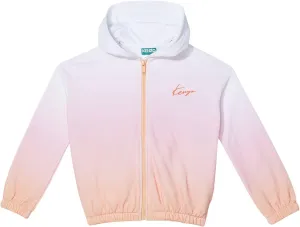 Kenzo Girl's Zip-Up Hoodie, Gradient All Over Print (Little Kids/Big Kids)