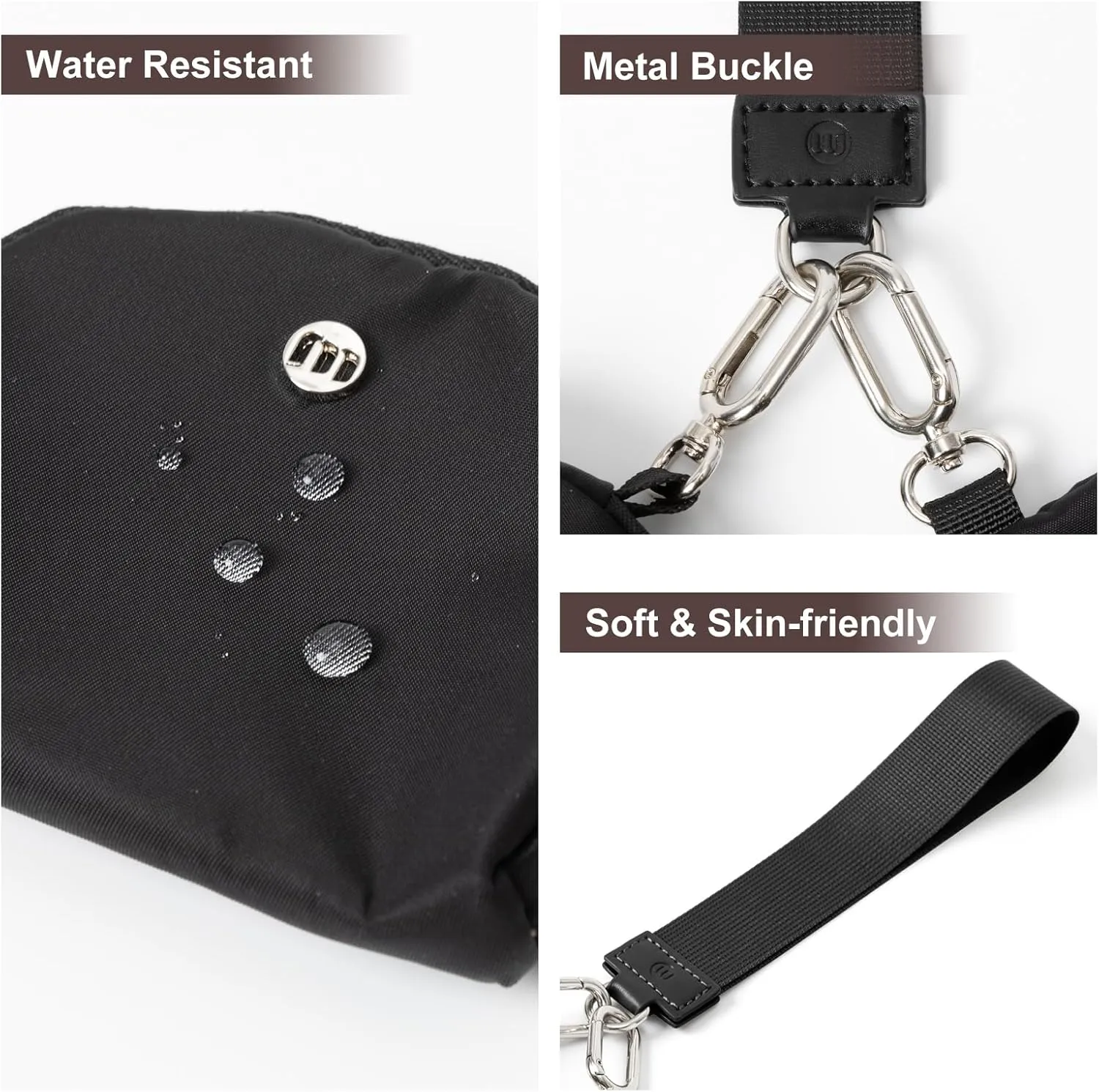 Keychain Wallet Mini Zip Around Wristlet Wallets for Women Detachable Dual Pouch Wristlet Portable Coin Purse Small Wallets