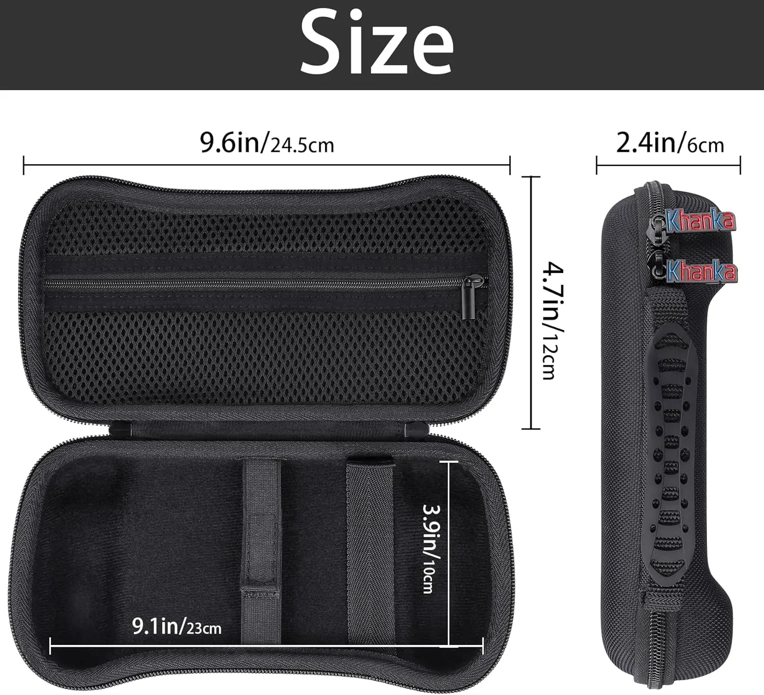 khanka Hard Travel Case Replacement for Anbernic RG556 Retro Handheld Game Console,Case Only.