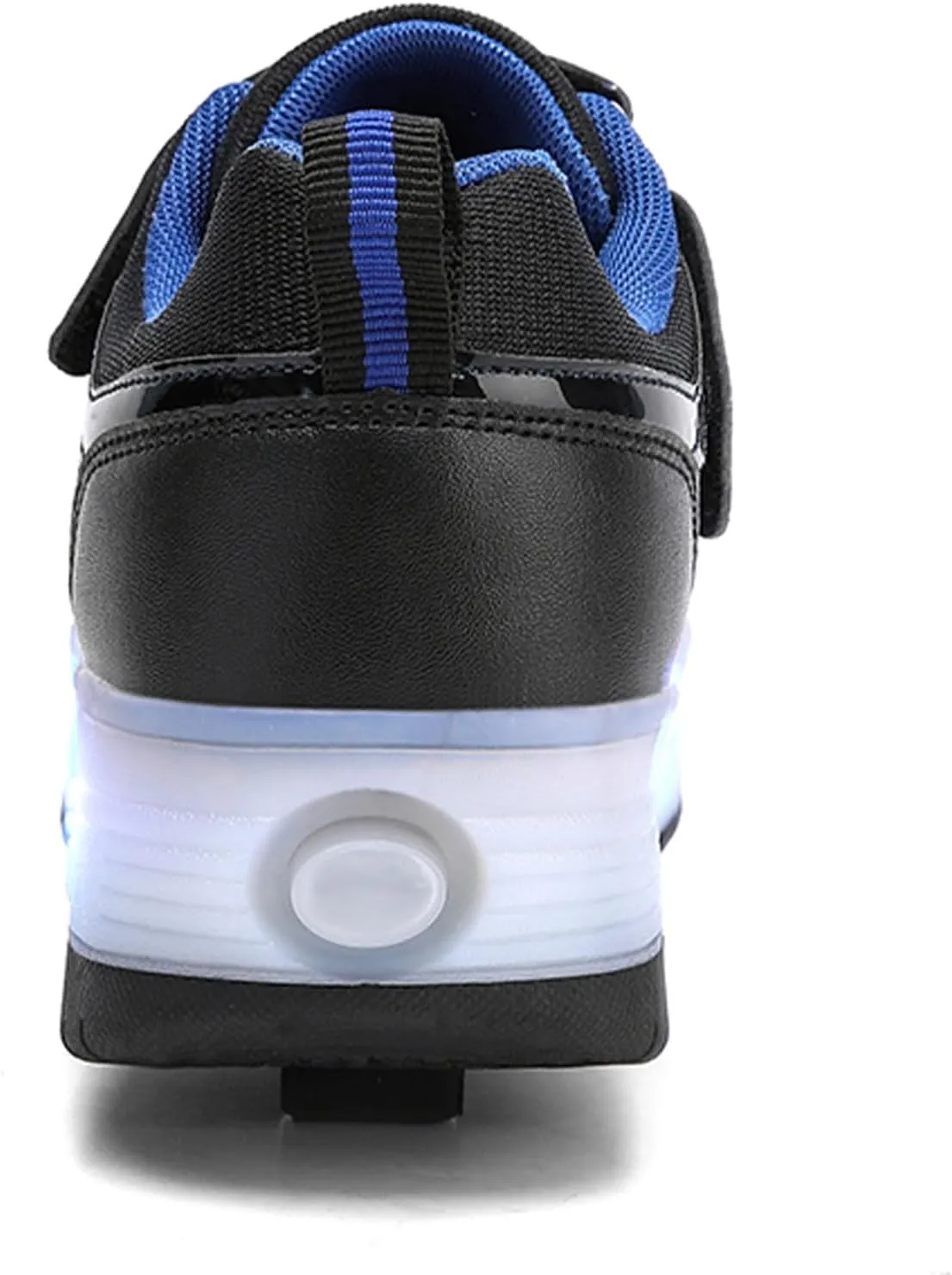 Kids Shoes with Double Wheels - Upgraded Kids Roller Shoes for Gifts, Retractable Wheels Skateboarding Shoes for Kids Sneakers Light Up Rechargeable for Birthday Party Gift