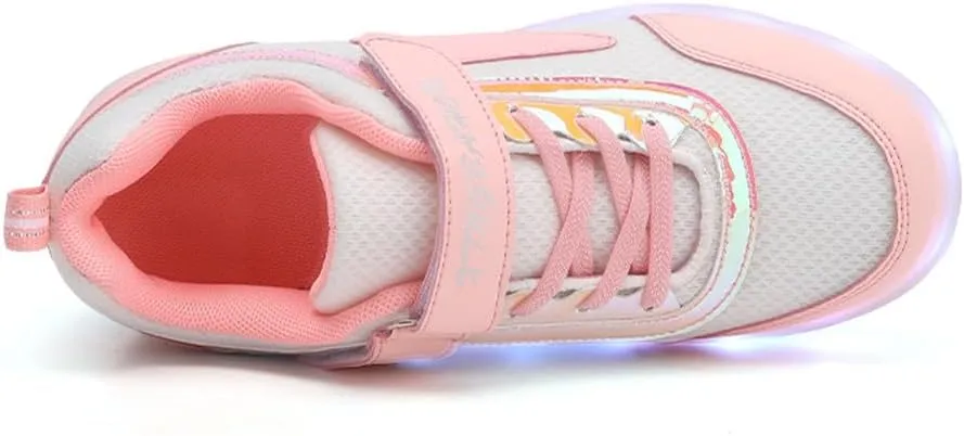 Kids Shoes with Double Wheels - Upgraded Kids Roller Shoes for Gifts, Retractable Wheels Skateboarding Shoes for Kids Sneakers Light Up Rechargeable for Birthday Party Gift