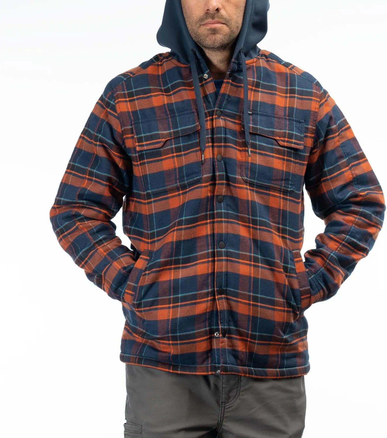 KLIM Men's Targhee Fleece Lined Flannel Hoodie