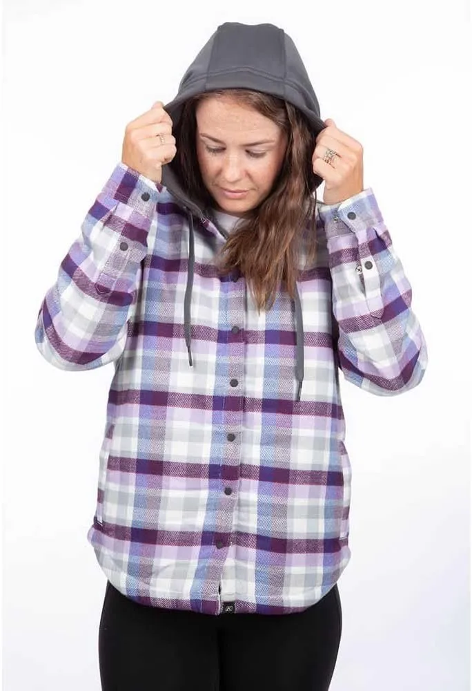 KLIM Women's Big Sky Fleece Lined Flannel Hoodie