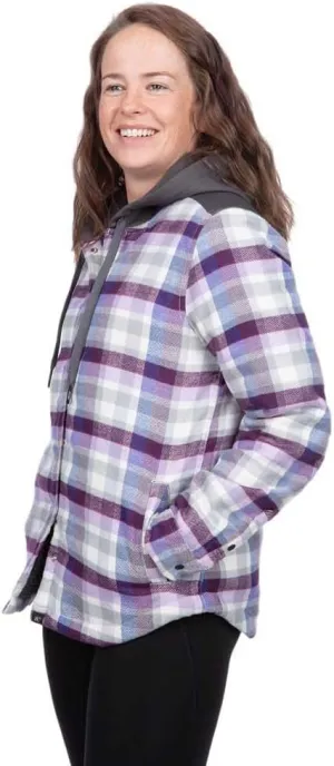 KLIM Women's Big Sky Fleece Lined Flannel Hoodie