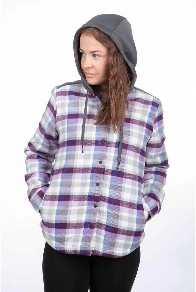 KLIM Women's Big Sky Fleece Lined Flannel Hoodie