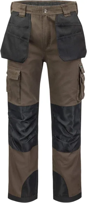 Kolossus Mens Strength Utility Cargo Work Pant - 12 Pockets and PE Reinforced Knees Tactical Pants