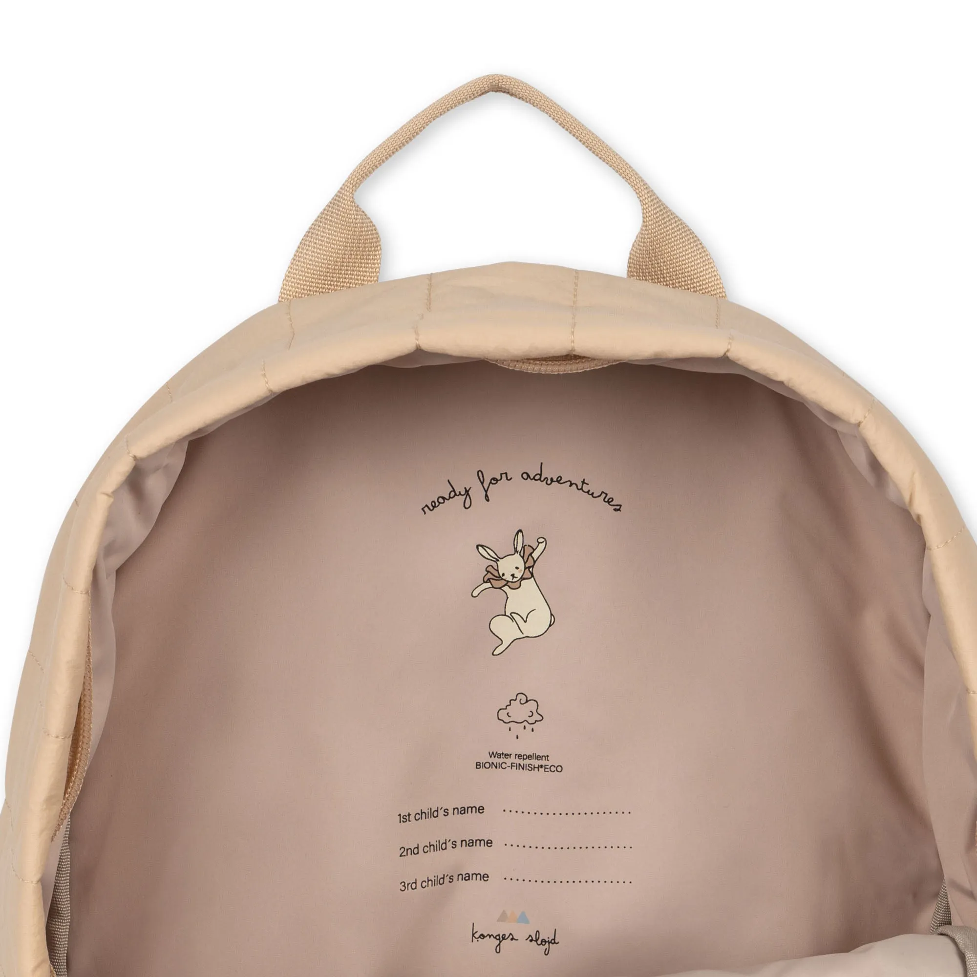 Konges Sløjd Juno Quilted Backpack Midi Frappé OS