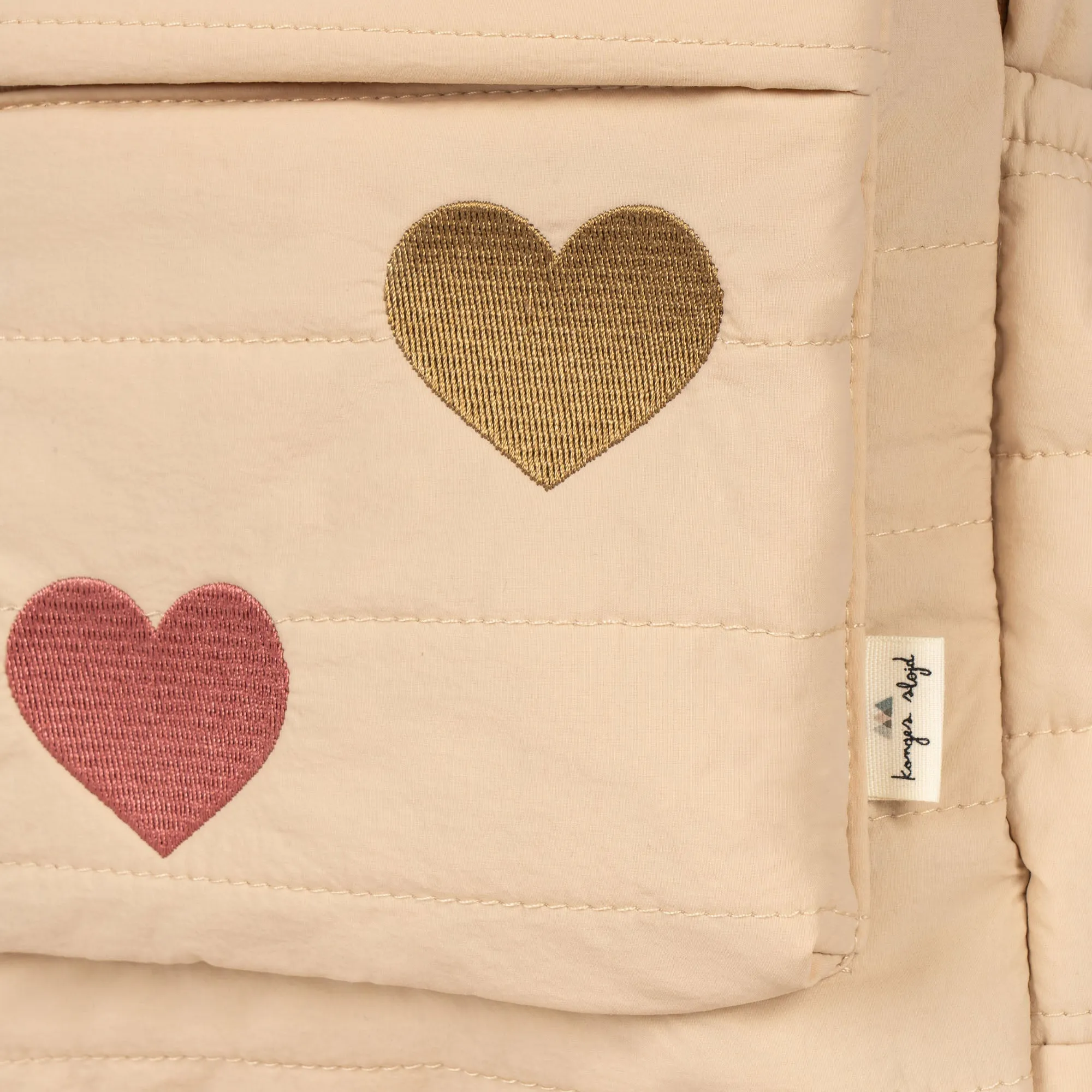 Konges Sløjd Juno Quilted Backpack Midi Frappé OS