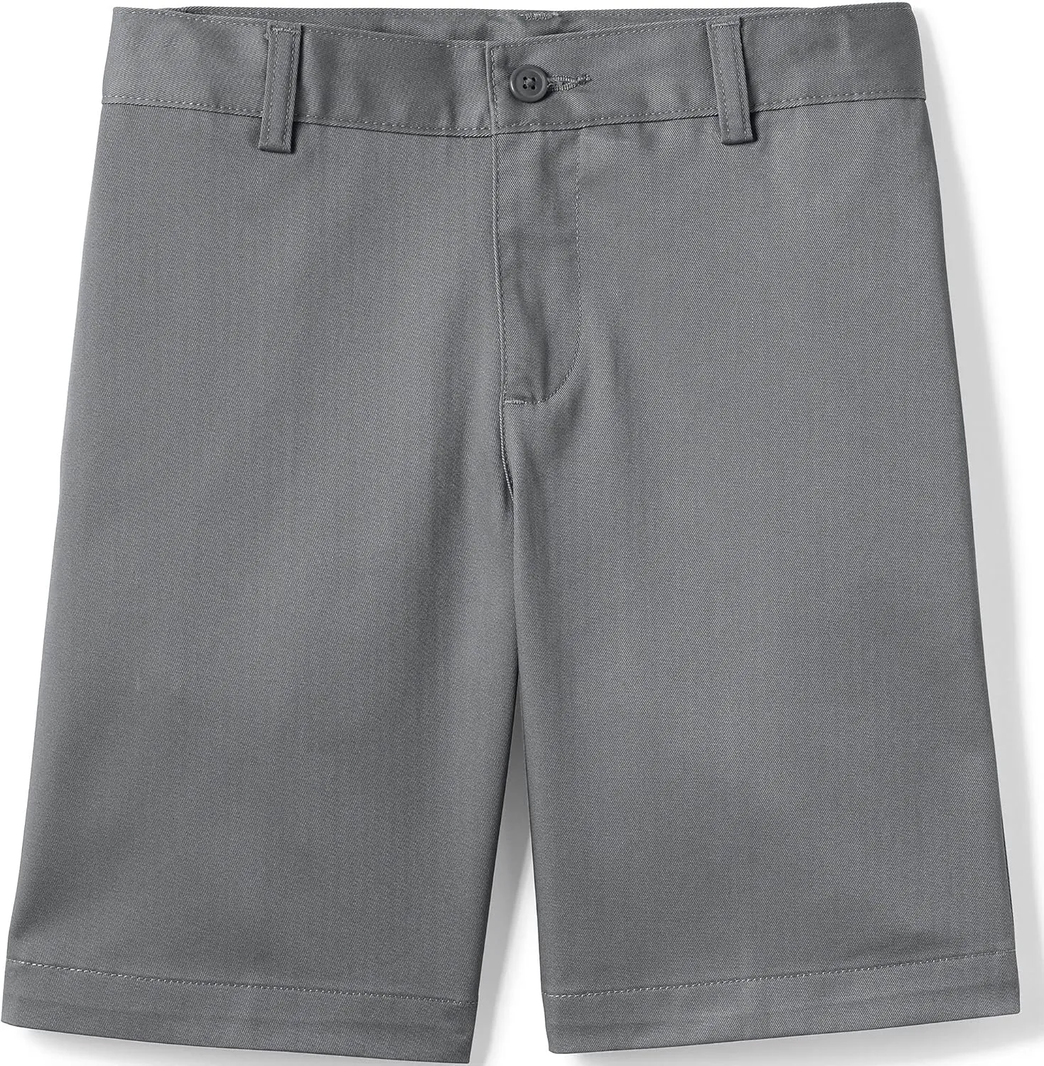 Lands' End School Uniform Boys Plain Front Blend Chino Shorts
