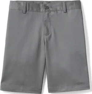 Lands' End School Uniform Boys Plain Front Blend Chino Shorts
