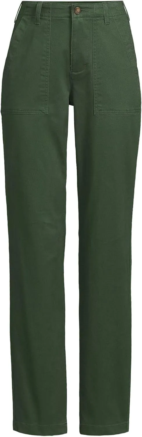 Lands' End Women's High Rise Chino Utility Pants