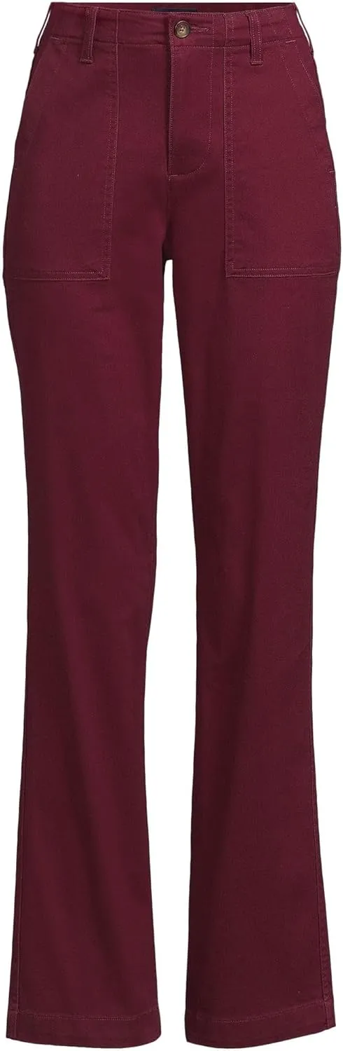 Lands' End Women's High Rise Chino Utility Pants