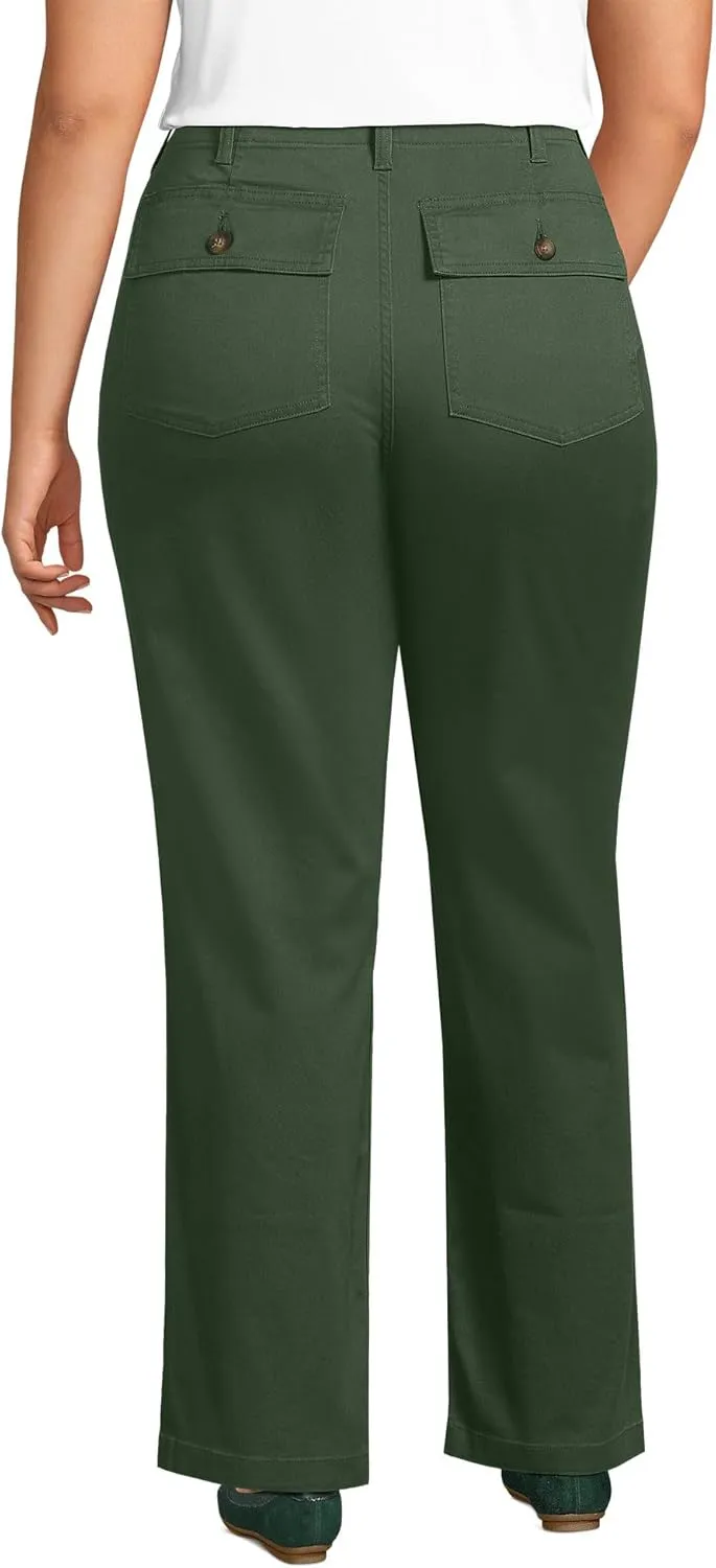 Lands' End Women's High Rise Chino Utility Pants