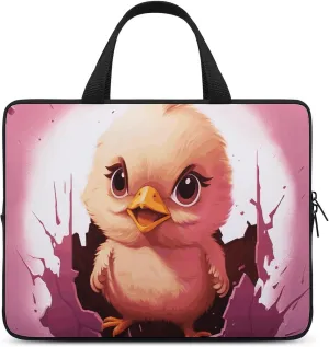 Laptop Carrying Case 12 Inch Chicken Hatches Laptop Bag for Men Women Computer Bag Messenger Bag for Work