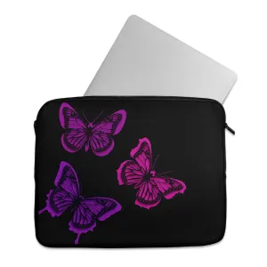 Laptop Sleeve Pinky Butterfly