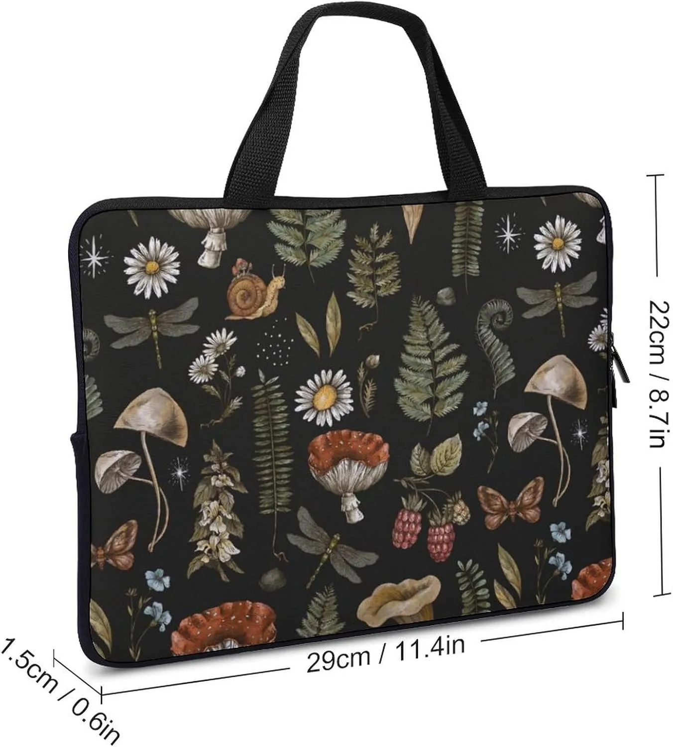 Laptop Sleeve, Portable Notebook Computer Handle Bag Waterproof Laptop Protective Bag Durable Briefcase