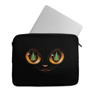 Laptop Sleeve Xmas Cat