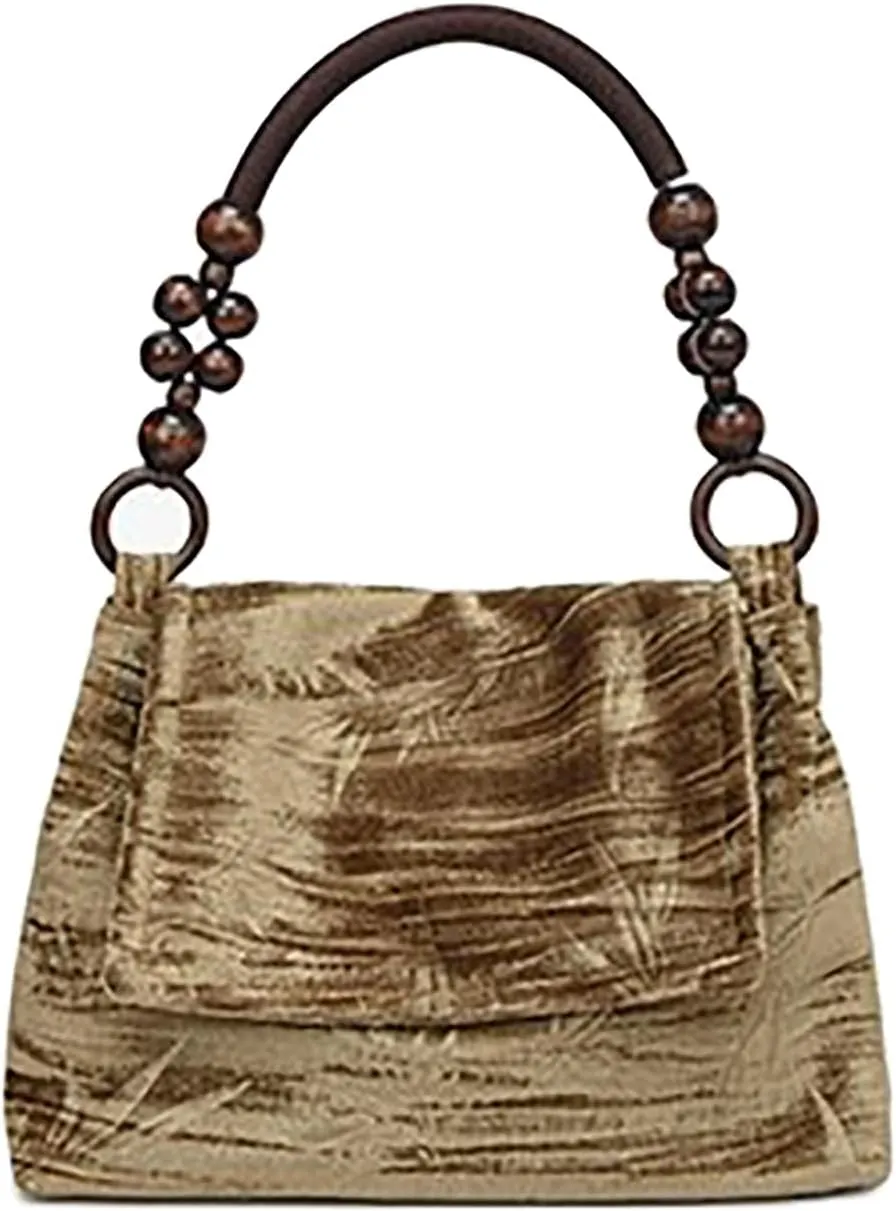 Large Hobo Bags Purses for Women Mercerized Velvet Handbags, Ladies Tote Purse Top Handle Satchel, Hobo Shoulder Purses