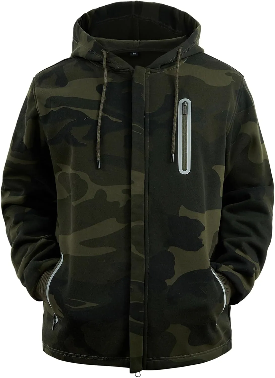 LBL Leading the Better Life Men's Zip Up Hoodie Long Sleeve Fleece Hooded Sweatshirt with Zipper Pockets