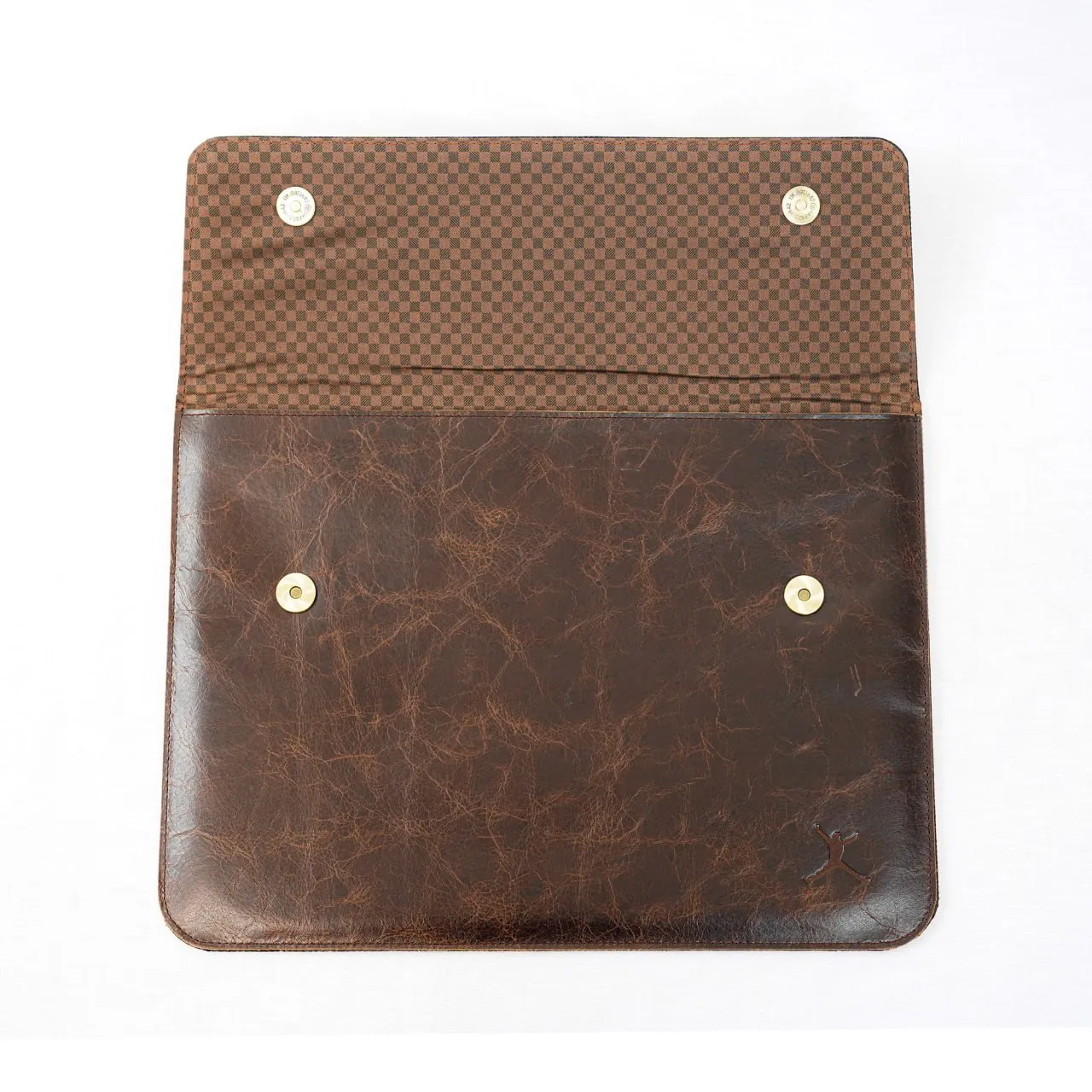 Leather Laptop Sleeve - Brown