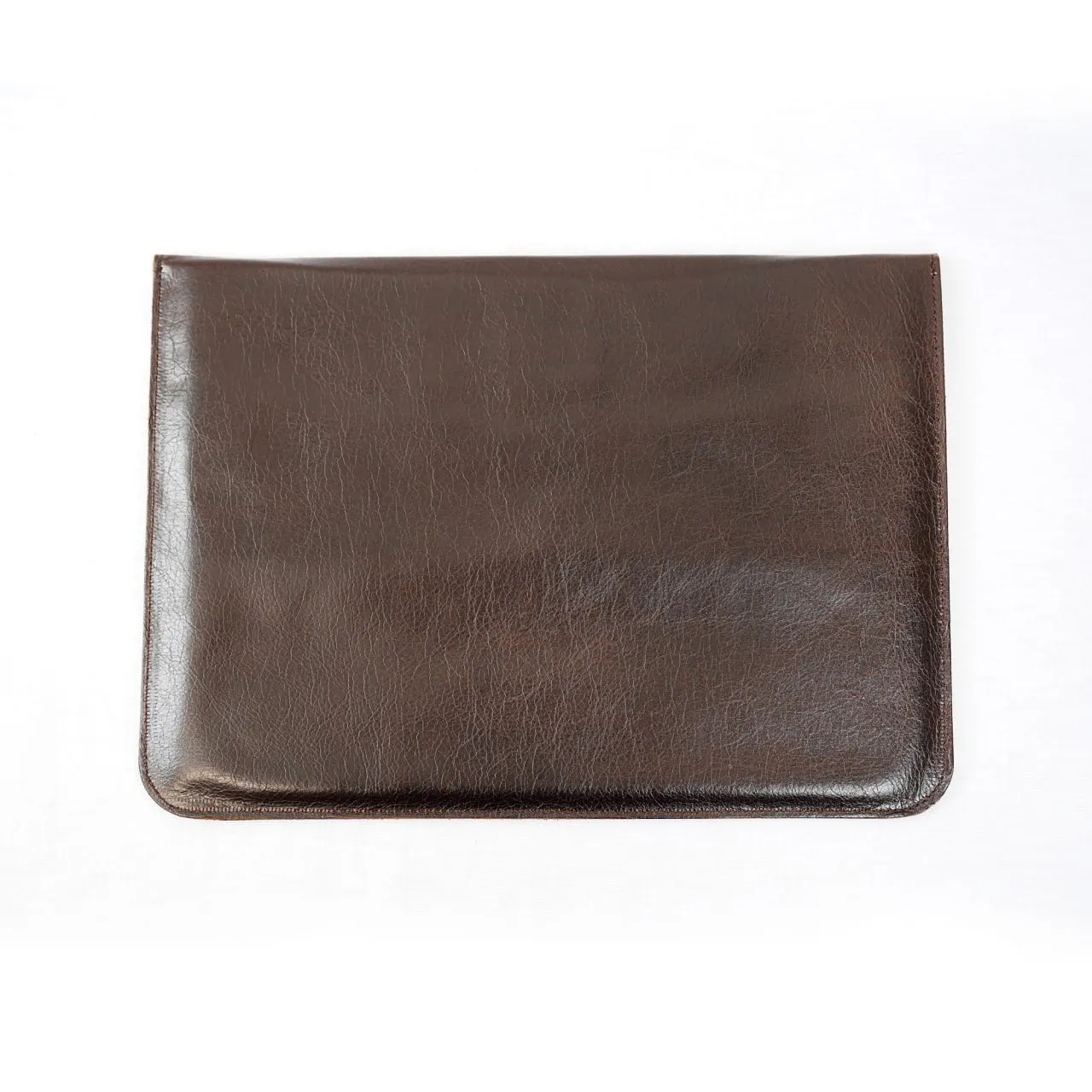 Leather Laptop Sleeve - Coffee Brown