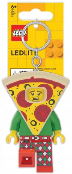 LED Key Light Pizza Guy Key Chain