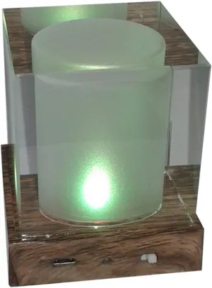 LED Solar Power USB Lantern Color-Changing Light Crystal Lamp Night Light for Outdoor Hiking Party Garden Yard Camping with Switch Control
