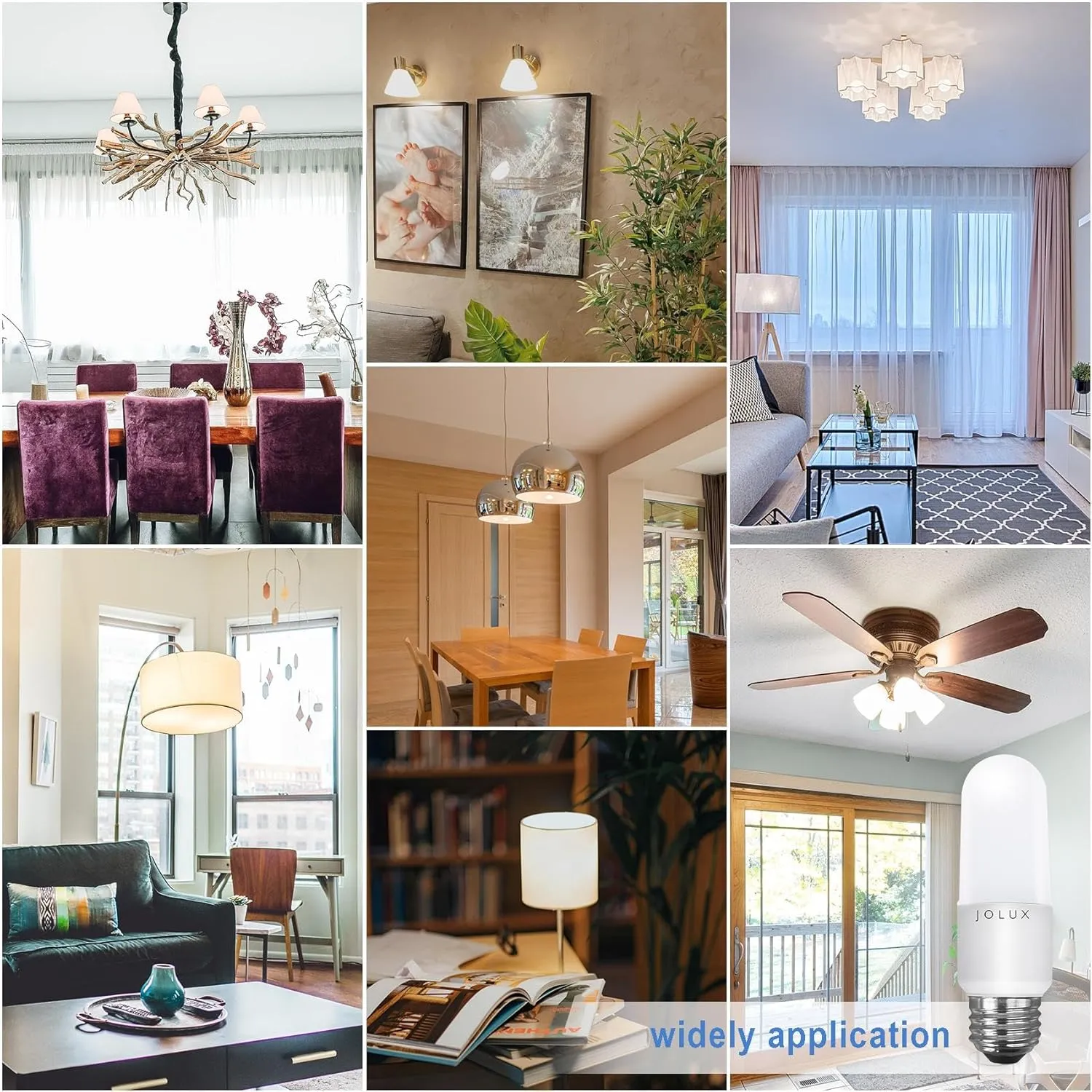 LED Stick Light Bulbs Dimmable,led Bulbs 60 watt Equivalent,2700K(Soft White) led Enclosed Fixture Rated, 8.5 Watt 800 Lumen,Standard Medium Screw Base,E26 led Bulb Narrow,6 Pack……