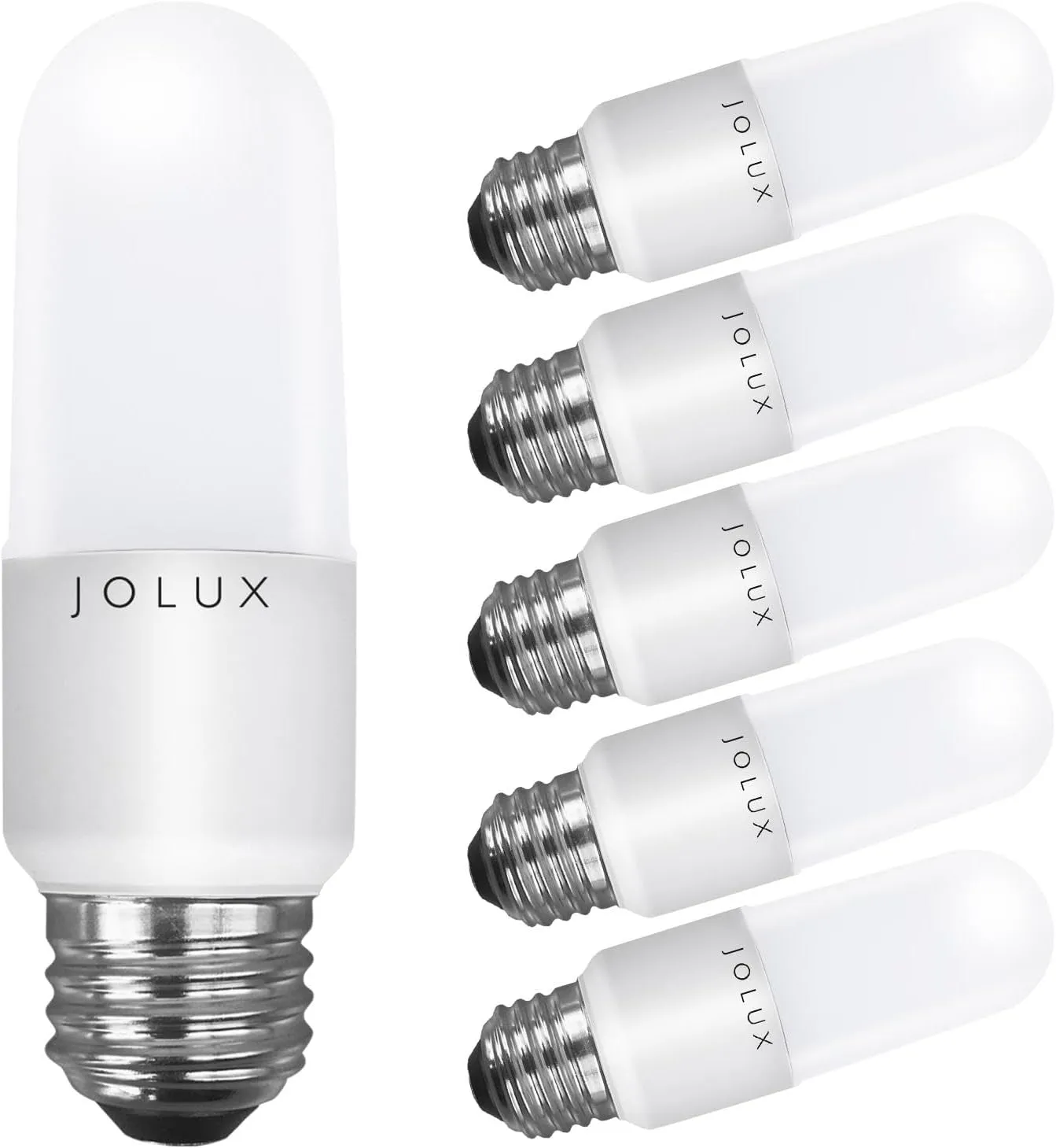 LED Stick Light Bulbs Dimmable,led Bulbs 60 watt Equivalent,2700K(Soft White) led Enclosed Fixture Rated, 8.5 Watt 800 Lumen,Standard Medium Screw Base,E26 led Bulb Narrow,6 Pack……