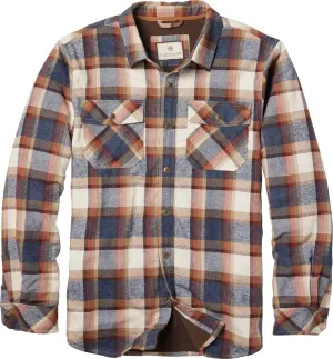 Legendary Whitetails Archer Flannel Thermal Lined Shirt Jacket for Men, Quilted Insulated Plaid Work Outerwear Coat