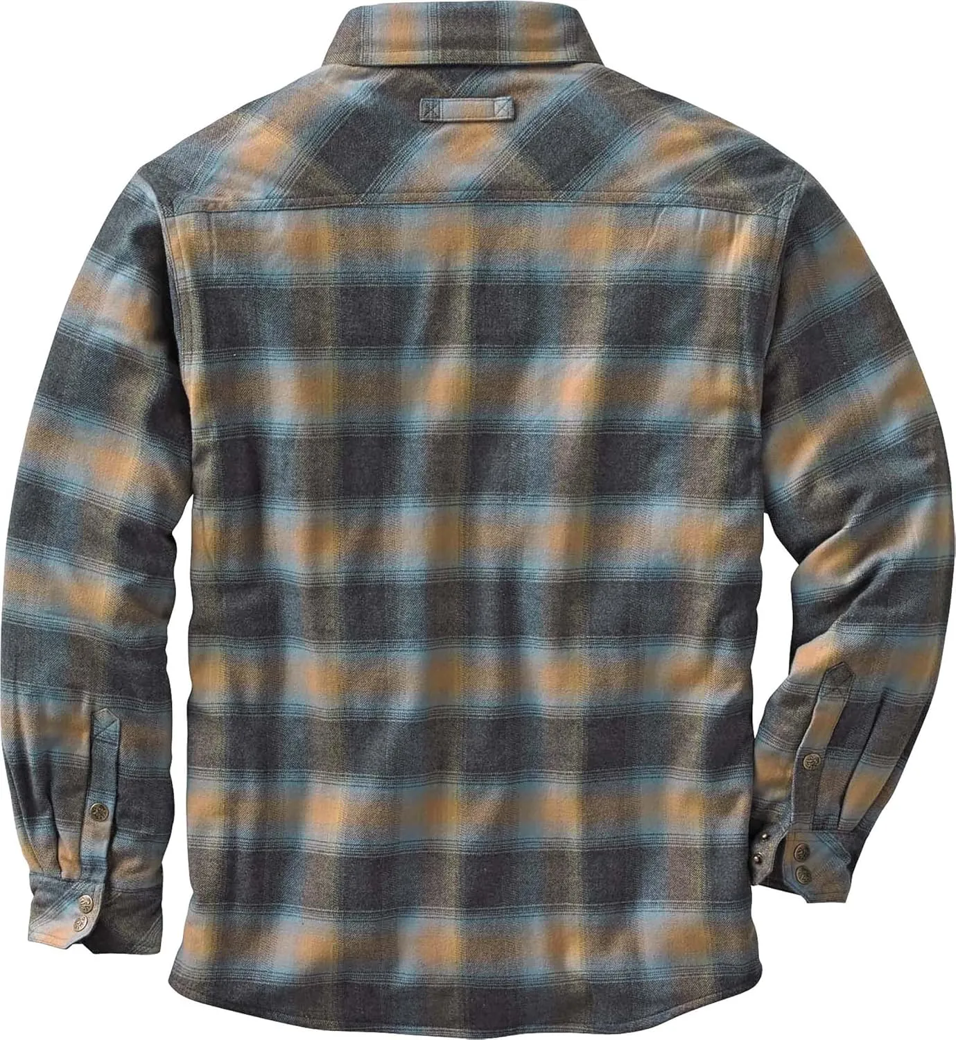 Legendary Whitetails Archer Flannel Thermal Lined Shirt Jacket for Men, Quilted Insulated Plaid Work Outerwear Coat