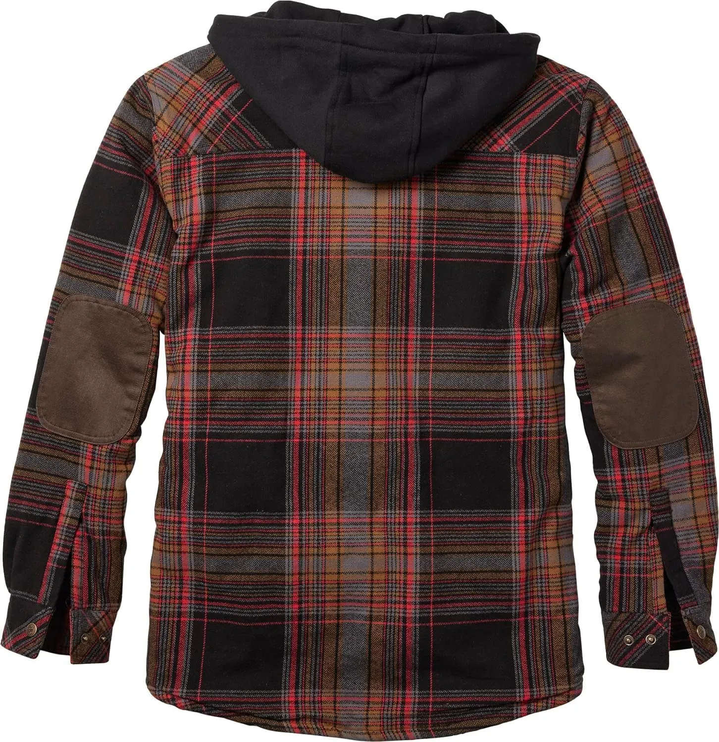 Legendary Whitetails Men's Camp Night Berber Lined Hooded Flannel Shirt Jacket